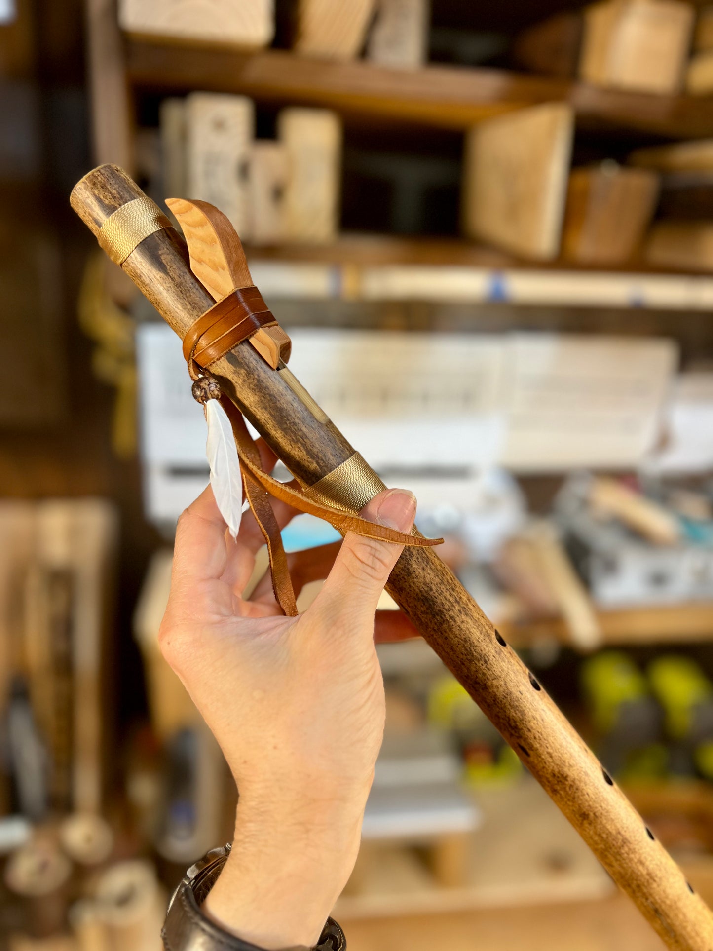 Natural Dark Style - Native American flute (G 440 Hz )