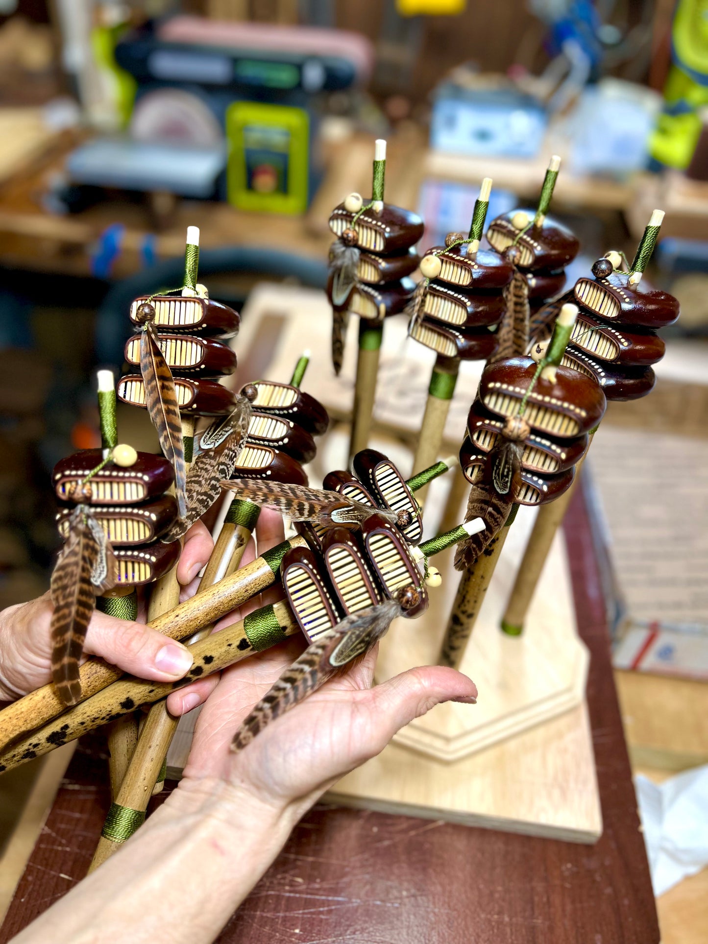 Handcrafted Natural Seed Rattles