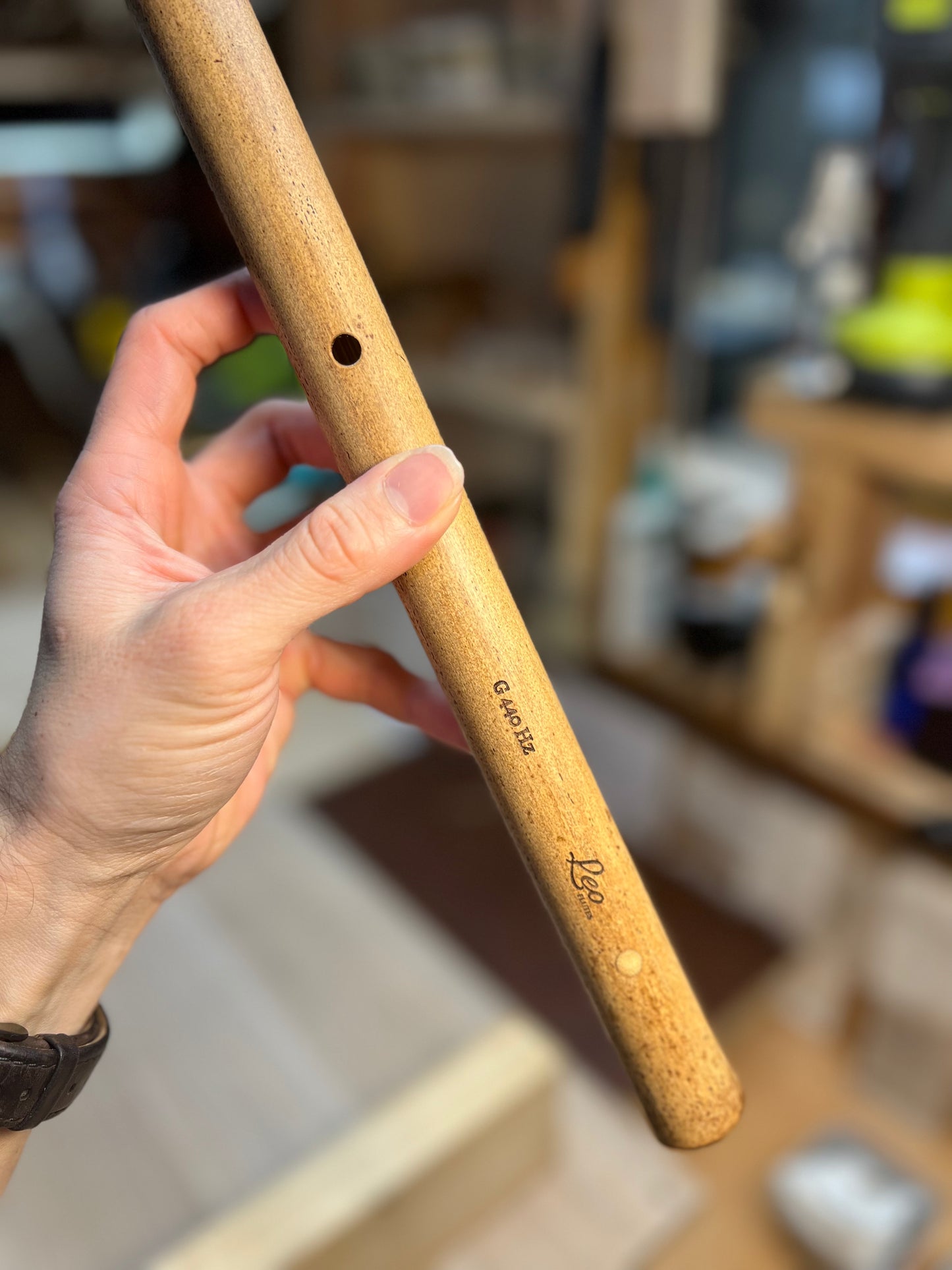 Andean Whistle - Pincuyo flute - (G 440 Hz )