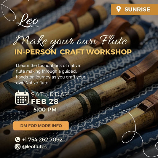 Make your own flute  - in person craft Workshop