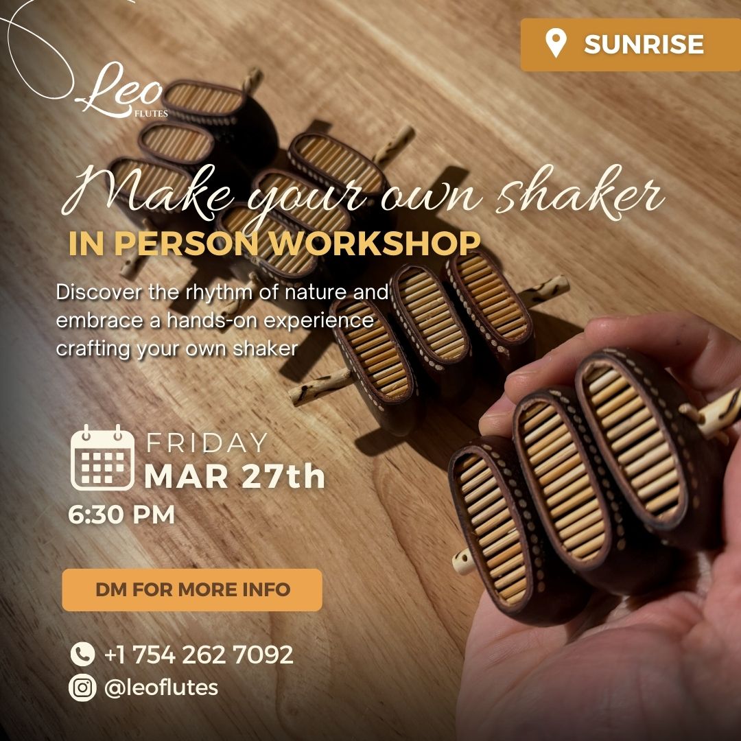 Make your own Shaker  - in person craft Workshop (March)