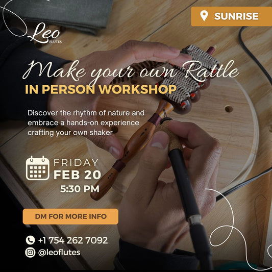 Make your own Rattle  - in person craft Workshop