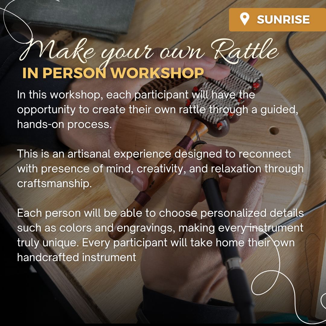 Make your own Rattle  - in person craft Workshop