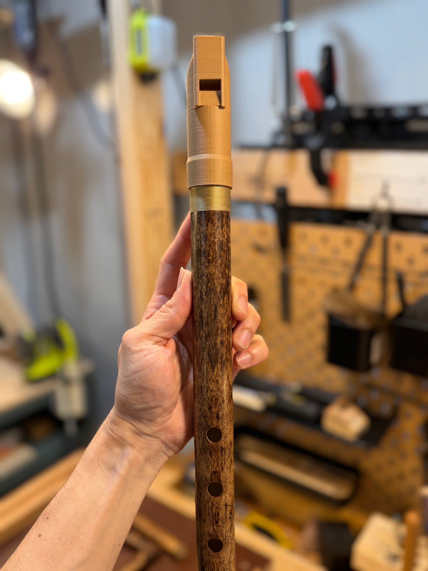 Hybrid Flute - Andean Low Whistle inspired (D 440 Hz)