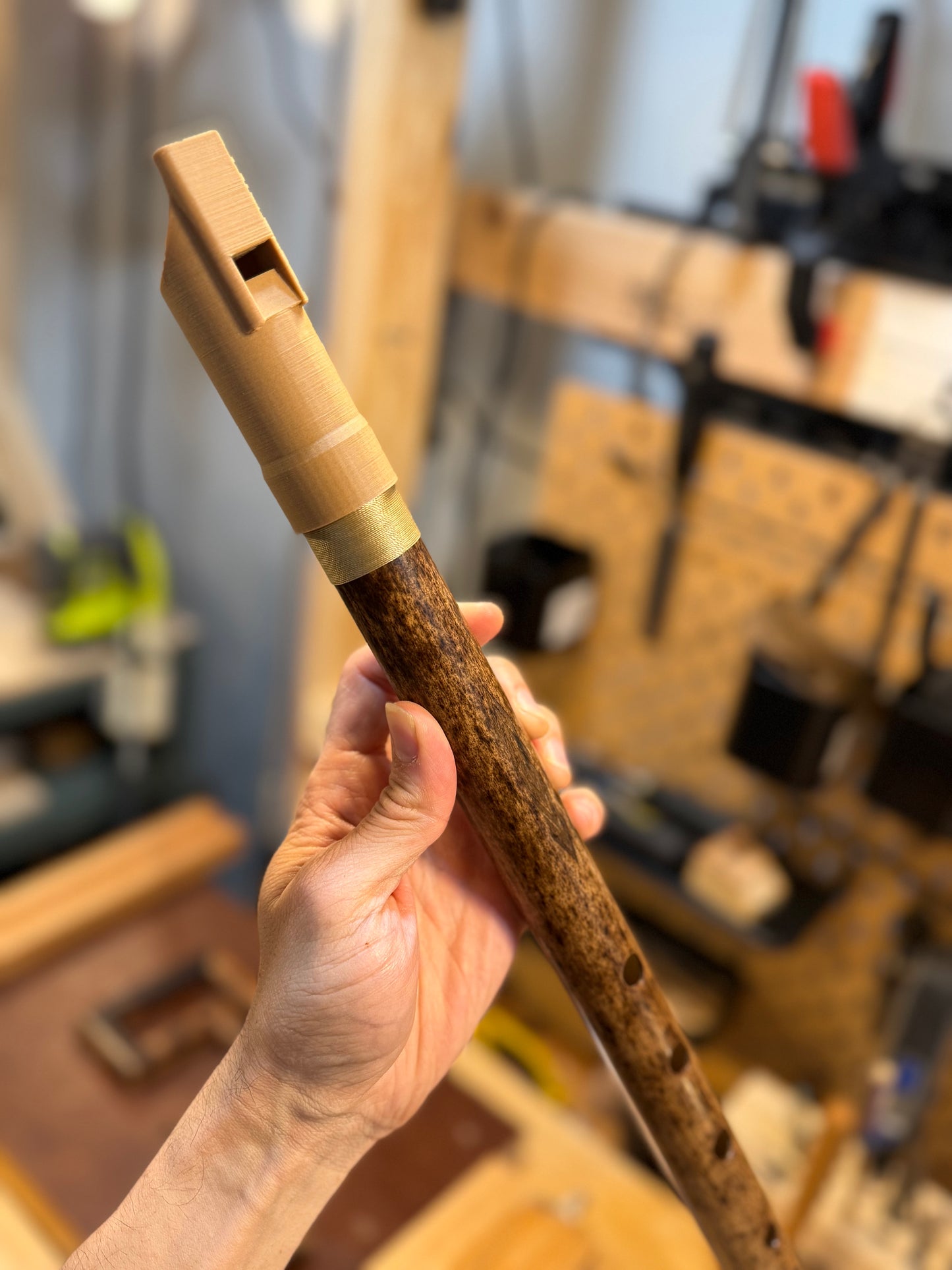 Hybrid Flute - Andean Low Whistle inspired (D 440 Hz)