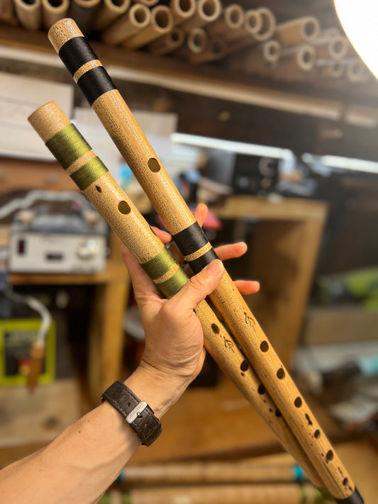 Side blown - bansuri inspired flutes