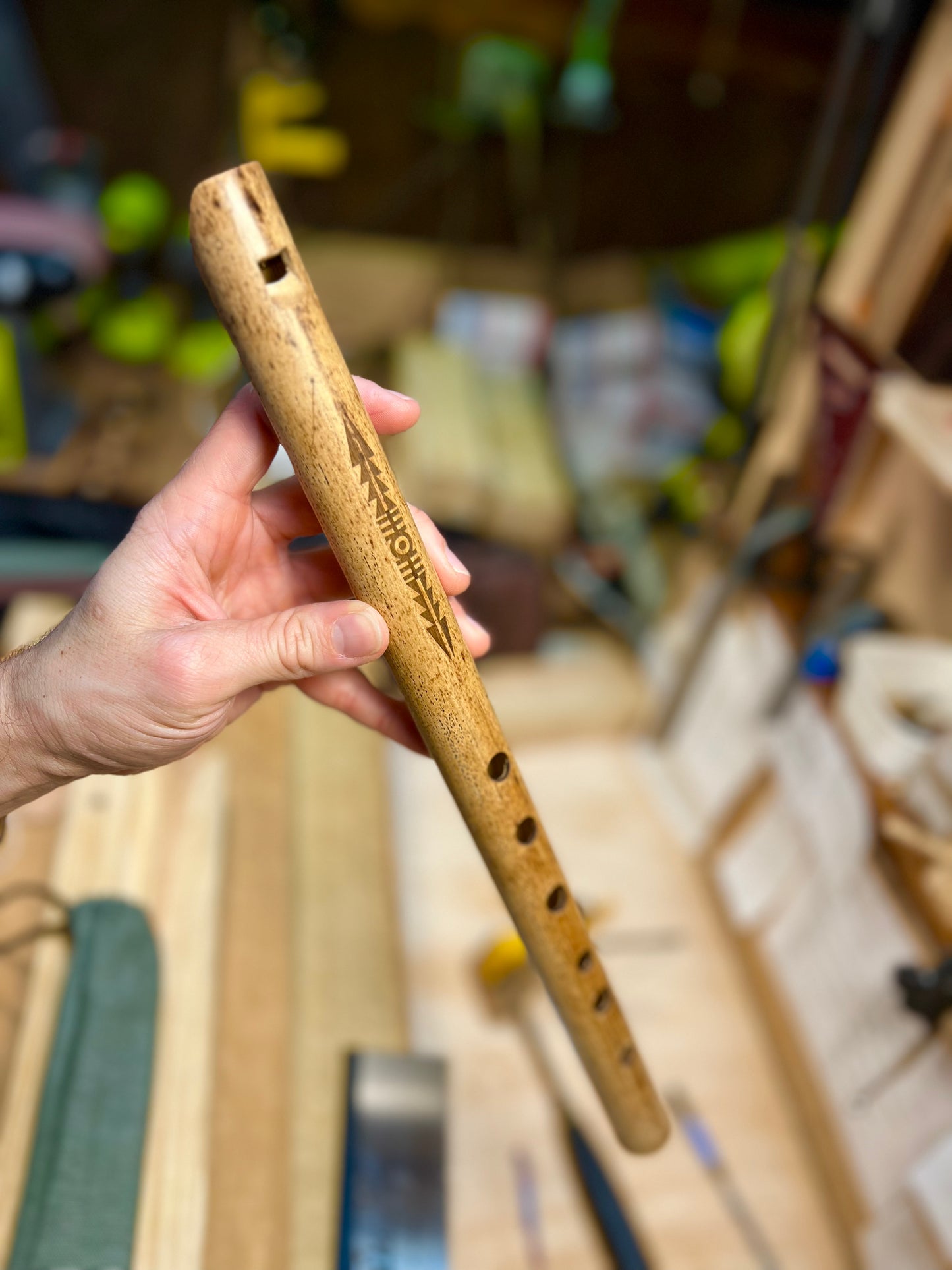 Andean Whistle - Pincuyo Flute ( G# 440 Hz)