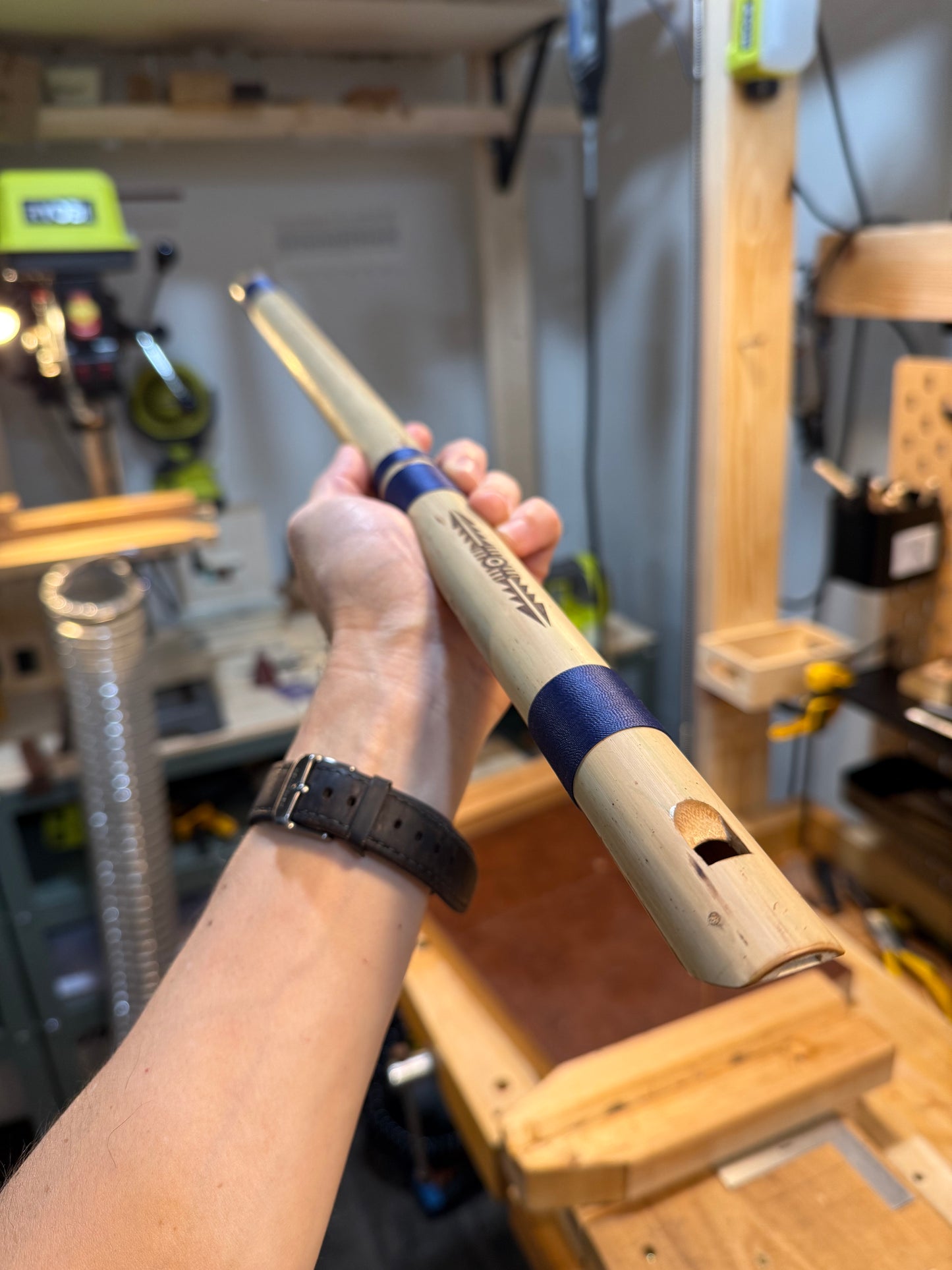 Natural Overtone Bamboo Flute - ( Root C - 440 Hz )