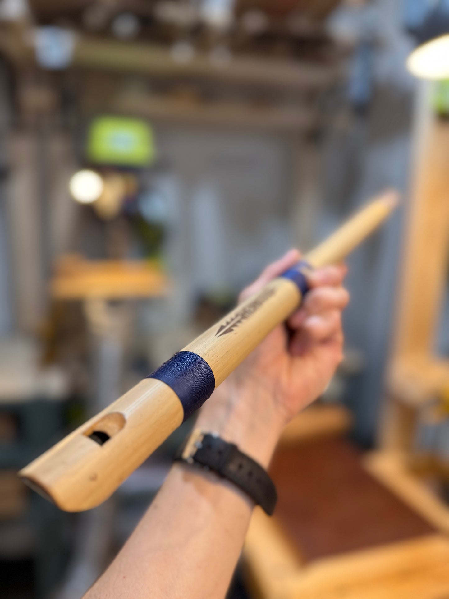 Natural Overtone Bamboo Flute - ( Root C - 440 Hz )