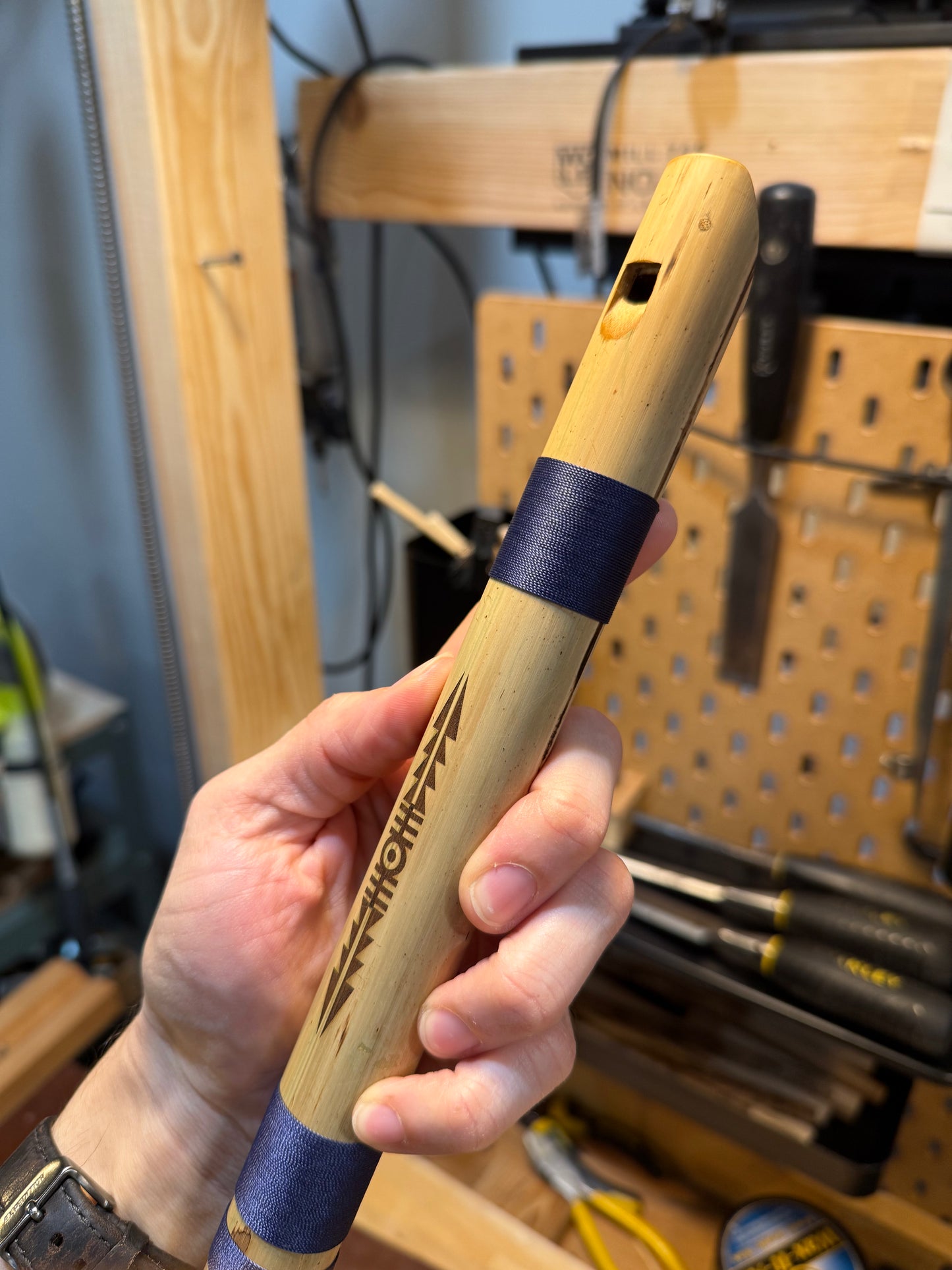 Natural Overtone Bamboo Flute - ( Root C - 440 Hz )