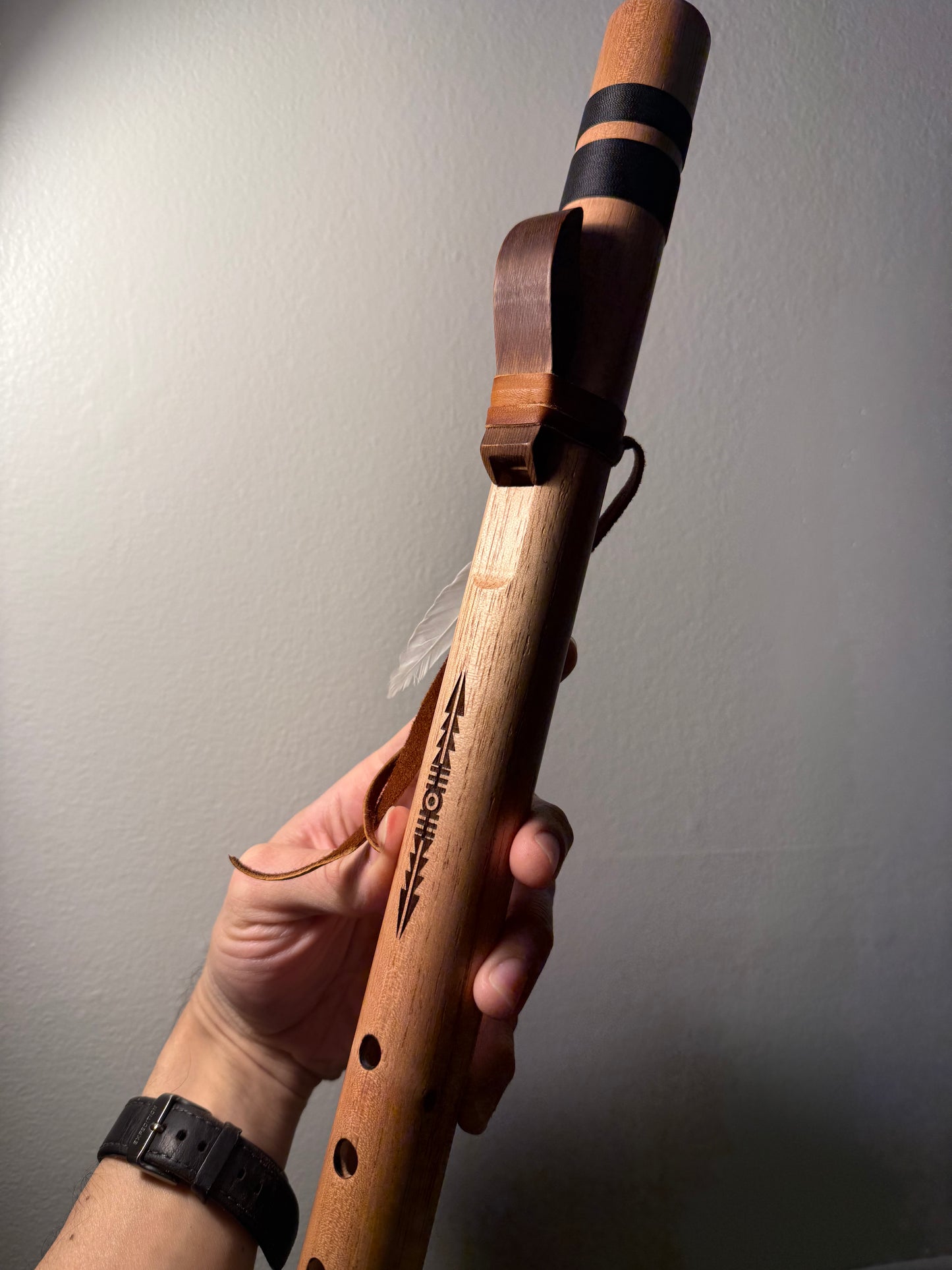 Wooden! Native inspired love flute (F 432 Hz)