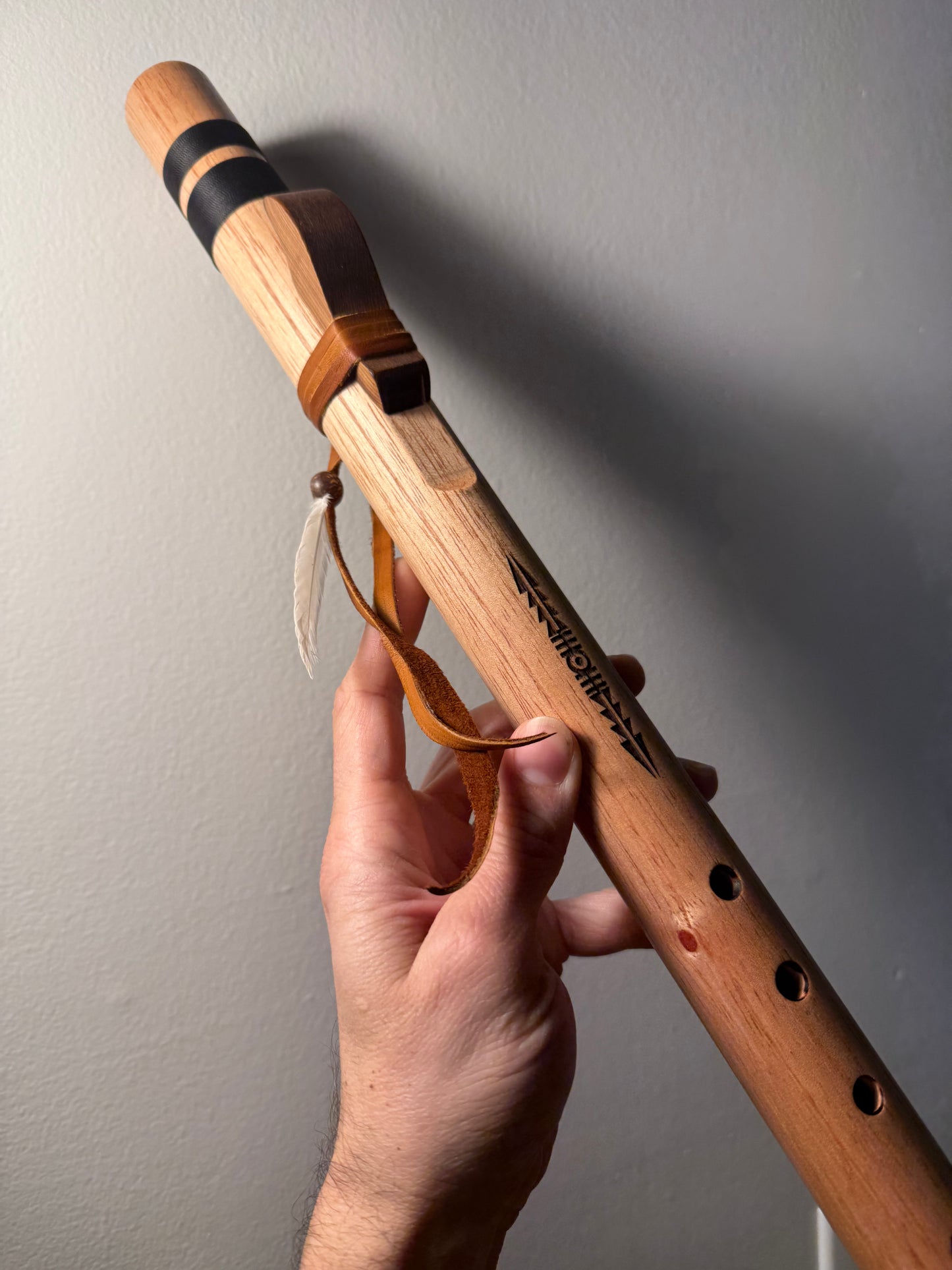 Wooden! Native inspired love flute (F 432 Hz)
