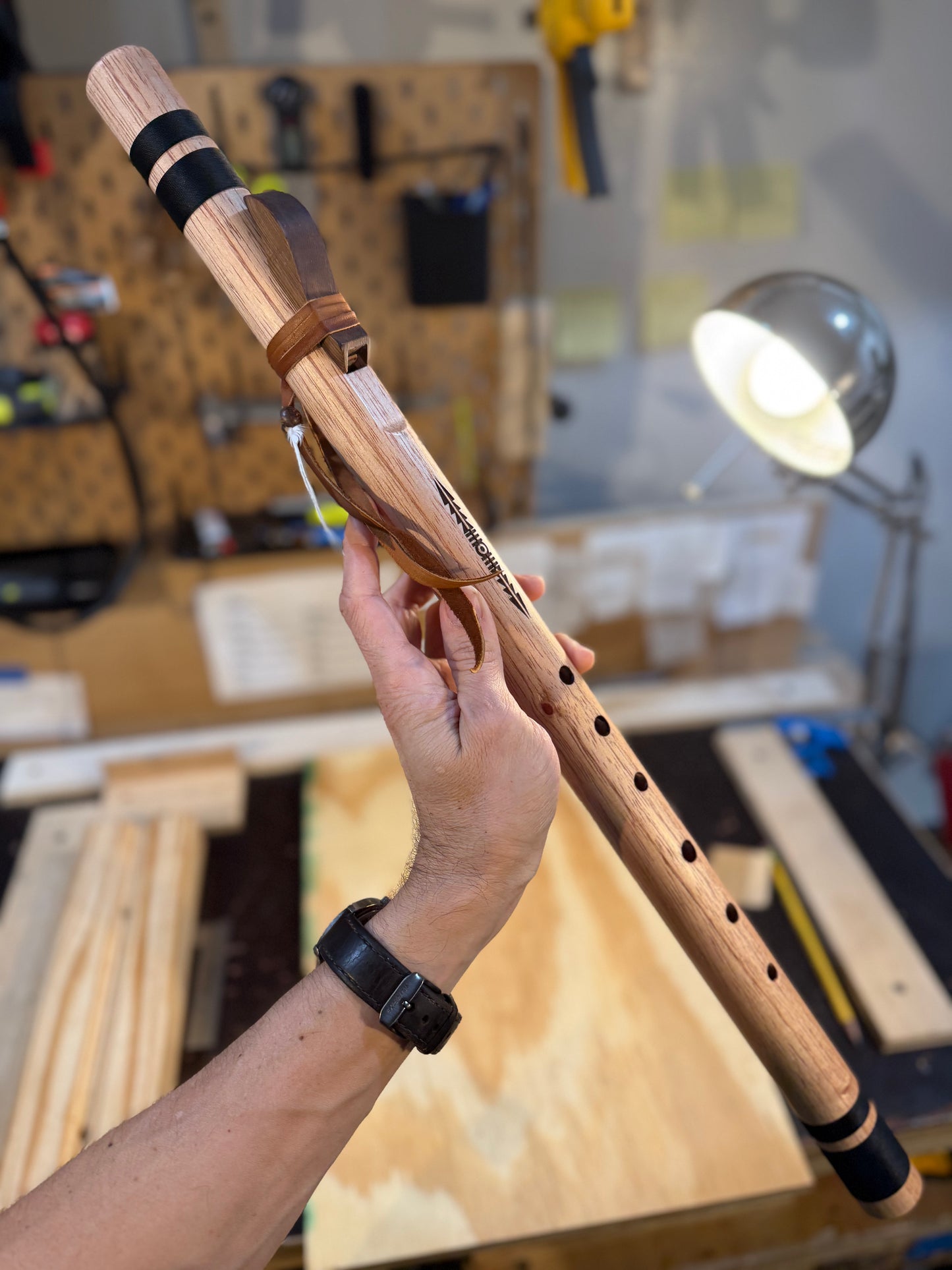 Wooden! Native inspired love flute (F 432 Hz)