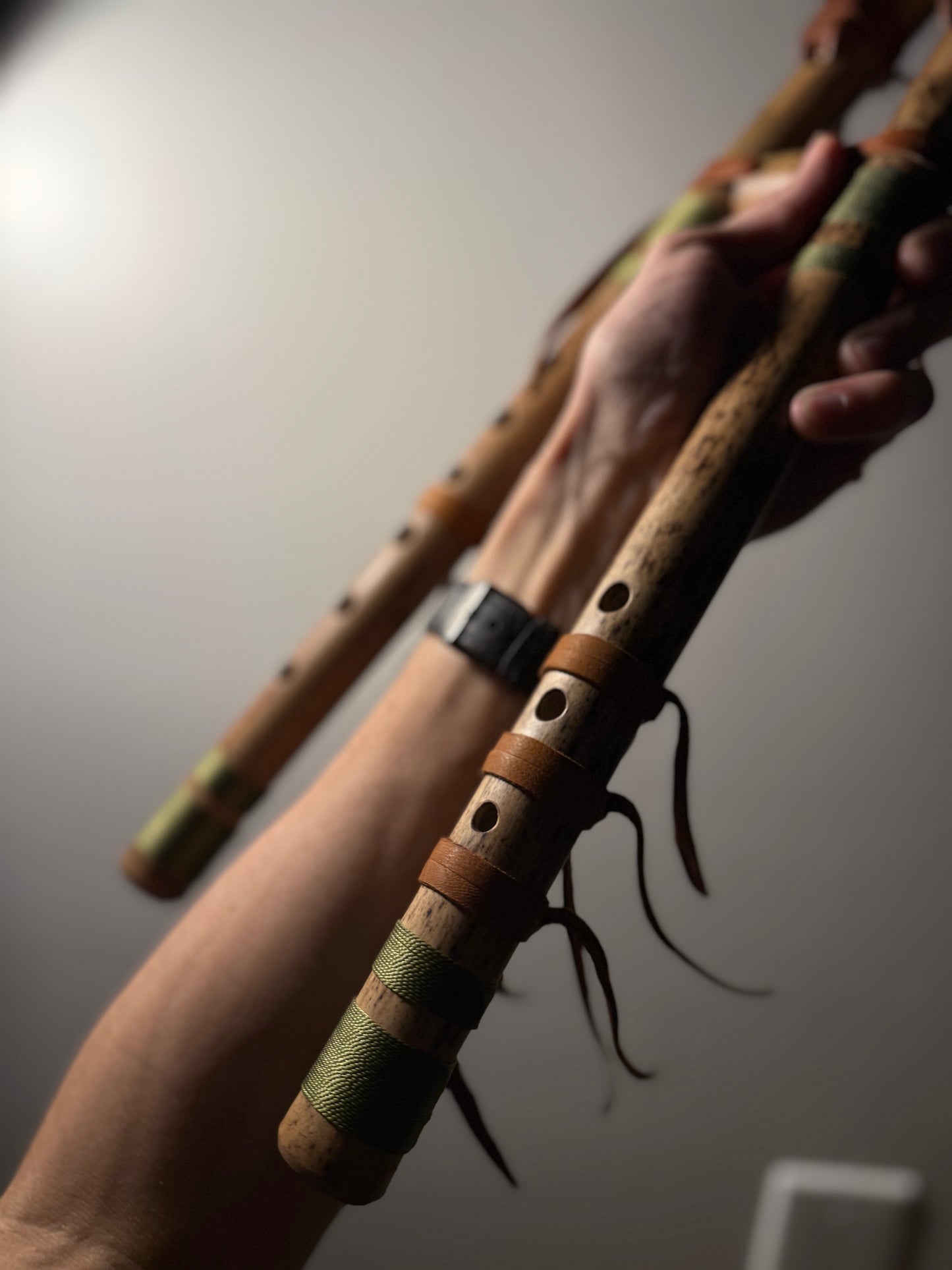Native drone bamboo flute (Multi-notes) - G 440 Hz