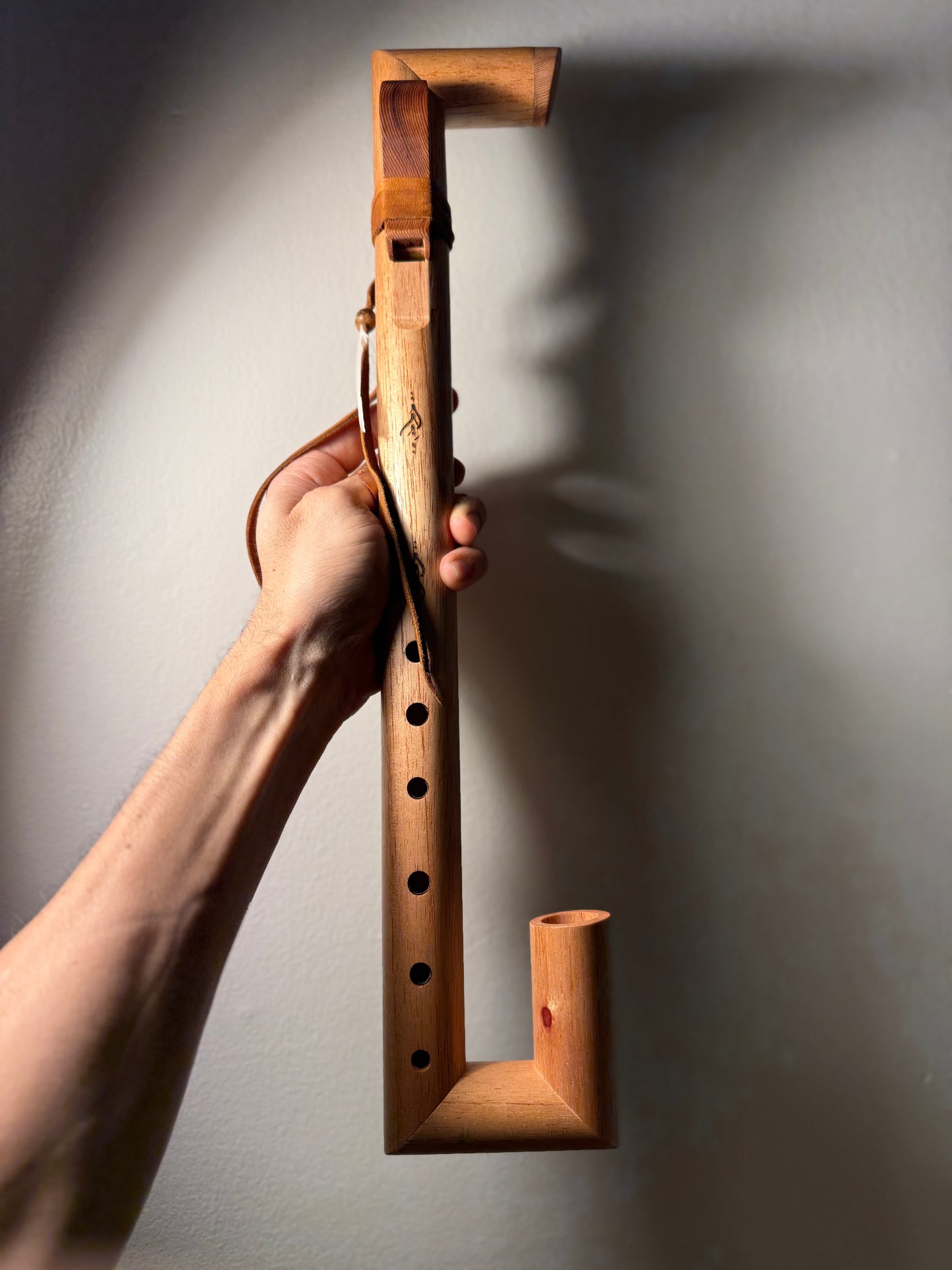 Wooden Native-Inspired Folded Flute – Leo Signature Design