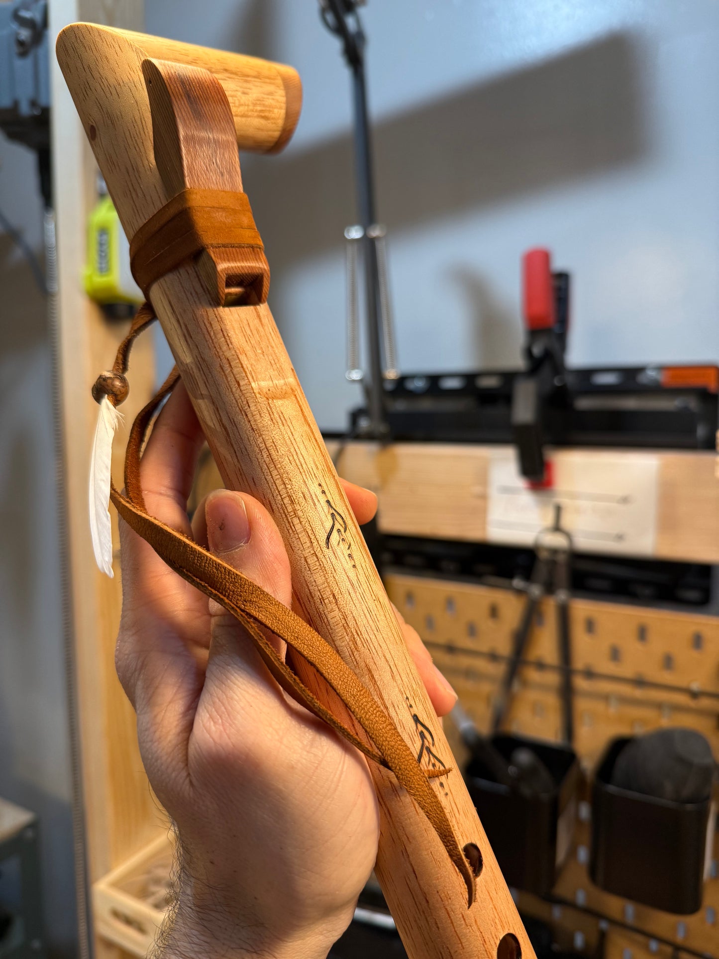 Wooden Native-Inspired Folded Flute – Leo Signature Design