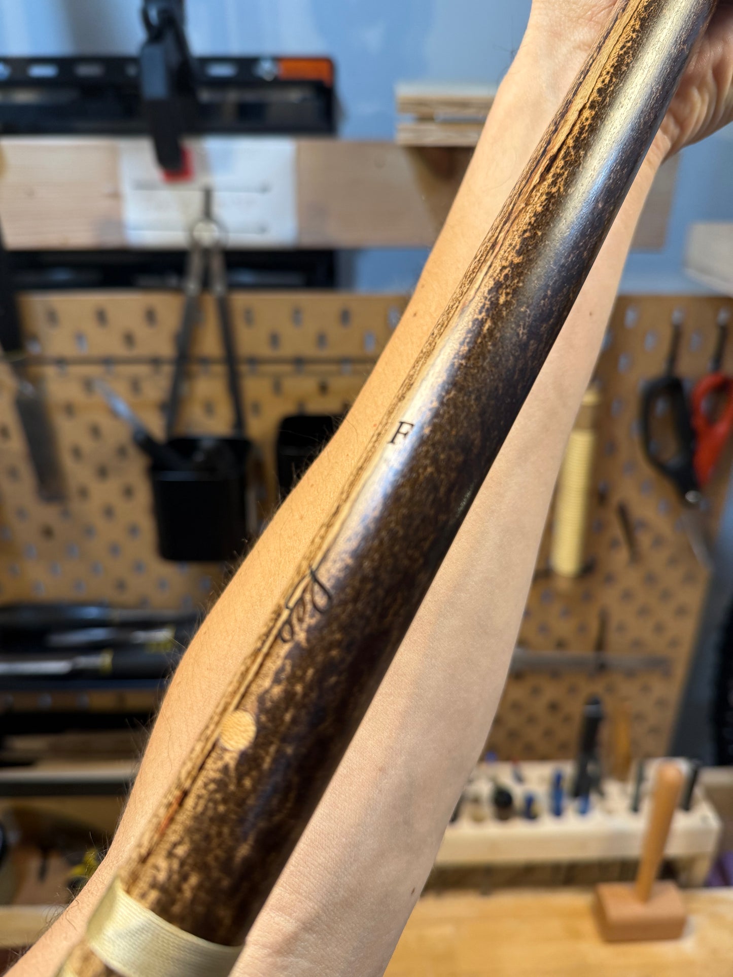 Side blown Bansuri Style flute -  ( F 440 Hz)